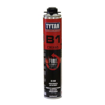 Пена монтажная Tytan профес. B1 (огнеупорная) 750мл.